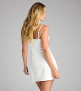Effortlessly Sweet A-Line Mini Dress